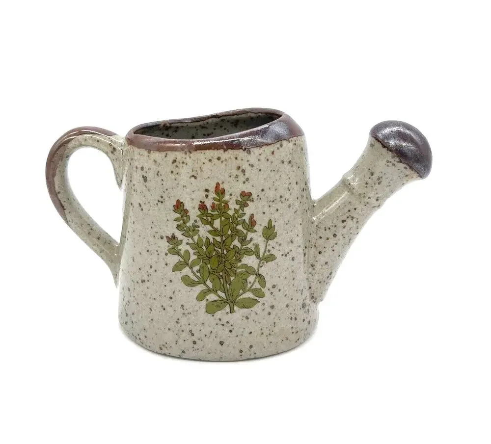 Watering Pitcher / Can / Jug Ceramic Pottery Planter Vase Made in Japan